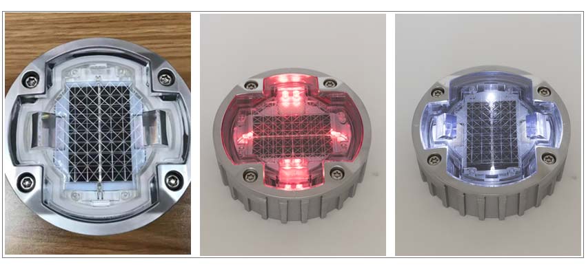 Internally Illuminated Solar Aluminium Road Studs